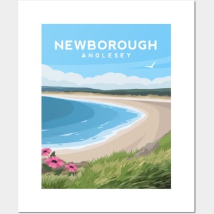 Newborough Beach, Anglesey North Wales Posters and Art